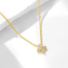 Tiny Flowers Dainty Necklace Gold Silver Color Stainless Steel Zircon Choker Necklace for Women Pendant Jewelry Gifts - Image 3