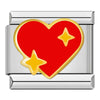 Women Red Glaze Flower Heart Kiss Me Charms Italian Links Fit 9mm Stainless Steel Bracelet Making Jewelry - Image 32