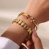 Stainless Steel Shell and Starfish Cuff Bangle in Multiple Styles - Image 1
