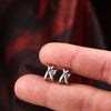 Criss-cross Gold Silver Colors Tiny HuggieHoop Earrings for Women Mini Small Ear Buckle Cartilage Piercing Earrings Punk Jewelry - Image 5