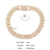 Hip Hop Iced Out Prong Cuban Link Chain Anklet For Women Gold Silver Color Prong Rhombus Cuban Anklets Bracelet Jewelry - Image 6