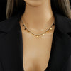 316L Stainless Steel Star Pentagram Zircon Pendant Necklace Bracelets For Women Girl Choker Jewelry Set - Image 2