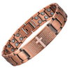 Retro Style Cross-shaped Full Magnetic Copper Bracelet, Dark Ghost Magnetic Stone Bracelet, Halloween/Christmas Jewe - Image 8
