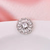 Crystal Flower Traceless Magnet Brooches for Women Metal Strong Magnetic Rhinestone Corsage Jewelry Gifts - Image 3