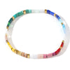 Colorful Tila Bead Bracelet with Contrasting Patterns - Image 12