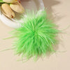 Ostrich Feather Brooch 15CM Lapel Pin Handmade French Style for Women Ladies Wedding Party Jewelry Gift - Image 4