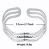Metal Silver Color Heart Animal Snake Hand Hug Flower Leaf Bangles Bracelets For Women Girl Jewelry Stainless Steel Bangle Gift - Image 14