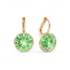 Bella Drop Earring for Women Christmas Birthday Austrian Crystals Round Cut Dangle Silver Gold Color Pierced Jewelry - Image 39