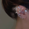 Zircon Angel Wings Ear Clip Earrings for Women Girls Non Pier Cing Ear Cuff Ear Hook Party Wedding Jewelry Gift - Image 9