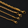 2/3/4/5/6MM Twisted Rope Chain Stainless Steel Rope Chain Bracelet 2.0mm-6.0mm Hip Hop Hand Bangle Anklet Jewelry for Woman Man - Image 5