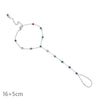 Long Tassel With Slippy Bar Bling Round Oval Triangle CZ Setting Women Unique Bracelet Wrap One's Finger Jewelry - Image 23