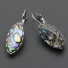 Colorful Shell Various Shapes Owl Women Hollow Zinc Alloy Antique Silver Plated Retro Drop Earring Jewelry Crafts - Image 5