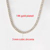 Tennis Choker Necklaces Women HipHop Iced Out Cubic Zirconia Gold Color Crystal Chain Female Jewelry on The Neck - Image 9