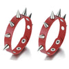 2pcs/set Spiked Bracelet Black Pu Leather Punk Rock Bracelet Bangle Metal Wristband For Men Goth Accessories - Image 6