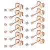 6 PCS/12 Pcs Tiny 2mm Stainless Steel Stud Earrings For Mens Womens CZ Round Ball Earrings Set - Image 6