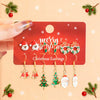 Cute Christmas Gingerbread Snowflake Earrings Set for Women 12 pcs Santa Claus Christmas Tree Bell Earrings Year Jewelry - Image 2