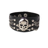 Skeleton Dog Star Skull Rivets Spike Punk Gothic Rock Leather Buckle Studded Bracelet For Women Men Bracelets Bangles - Image 28