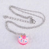 Kawaii Cake Charm Necklace with Link Chain - Image 3