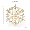 Beauty Snowflake Brooches For Women Unisex 2-color Christmas Year Winter Flower Party Brooch Pin Gifts - Image 3