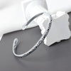 Silver Bracelet Geometric Cube Circle Punk Asymmetric Beaded For Woman Girl Jewelry Gift - Image 43