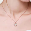 Necklace 100 Languages I Love You Projection Heart Pendant Necklace For Mother's Day Gifts - Image 5