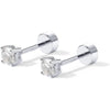Gold Plated Silver Plated Cubic Zirconia Stud Flat Back Earrings for Women Piercing Jewelry Stud Earrings for Women - Image 8