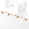 Stainless Steel Anklets for Women Gold Plated Round CZ Crystal Rhinestone Charm Allergy Free Foot Chain Beach Jewelry - Image 5