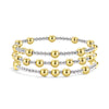 Stainless Steel Ball Bead Stretch Bracelet with 2.5 mm to 6 mm Bead Options - Image 14