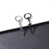 ZS 1 PC Hip Hop Sword Hoop Earring Men Jewelry Dangle Earrings Stainless Steel Round Ear Hoop Cone Chain Punk Jewelry Gift Women - Image 5
