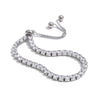 Bling Cubic Zirconia Adjustable Pulled Out Bracelet Bangle Shiny Pvd Wrist Jewelry Women Gift - Image 12