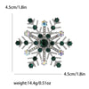 Rhinestone Snowflake Brooch Pin for Christmas and Holiday Outfits - Image 33