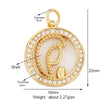 Shell Gold Inlaid Zirconia Charm Geometry Pendant,Holy Religious Jesus Virgin Mary Jewelry Necklace Accessories Supplies - Image 37