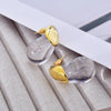 Transparent Water Drop Resin Earrings for Women Gold Plated Elegant Modern Design Earrings Party Jewelry Gifts - Image 4