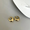 Zinc Alloy Drop Hoop Earrings in Gold-Tone and Silver-Tone Styles - Image 19