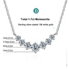 Necklace for Woman Wedding Jewely with Certificates Sliver Plated White Gold Necklace - Image 7