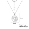 Flower of Life Sacred Geometry Necklace Stainless Steel Mandala Neck Chain Women Men Vintage Universal Spiritual Jewelry - Image 9
