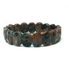 Multi-Faceted 10 x 14 mm Beaded Bracelet in Mixed Stone Colors - Image 44