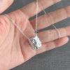 Silver Necklace Black Ball Simple Pendant Punk Geometric for Women Girl Jewelry Gift - Image 30
