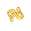 Gold Color Stainless Steel Coin Ring Broad Surface Elliptical Geometry Rings Elegant Jewelry Accessories For Women Gift - Image 13