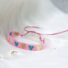Adjustable Multicolor Heart Bead Bracelet with Woven Pattern - Image 54