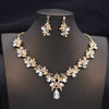 Colorful Waterdrop Necklace and Earring Set with Multiple Stone Colors - Image 7