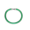 Christmas Jewelry Gift For Ladies Square Tennis Chain Choker Necklace Green Pink White Black Crystal Necklace - Image 18