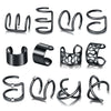 2/12pcs Stainless Steel Ear Cuff Leaf Clip Earrings for Women Climbers No Piercing Fake Cartilage Earring Accessories - Image 3