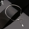 Orsa Jewels Gold Plated Paperclip Chains Tennis Bracelet For Women Silver Handmade Bracelets Jewelry - Image 4