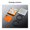 Step Up Ring Aviation-grade Aluminum Filter Adapter Ring 2-pack Cleaning Cloth Lens Ring for ND Cpl UV Lenses Filter - Image 6