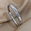 Chunky Stainless Steel Cuff Bangle with 6.2 cm Diameter - Image 2