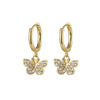 Cute Snowflower Christmas Earring Pave Cubic Zirconia Hoop Earrings for Women Christmas Jewelry - Image 22