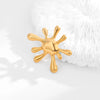 Leo Stainless Steel Irregular Brooches Women Unisex Glossy Geometric Pins Banquet Party Clothing Accessories - Image 29