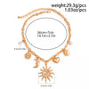 Faddish Vintage Heart Sun Moon Pendant Necklace Creative Alloy Chains Chokers Necklace Wed Bridal Jewelry - Image 5