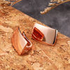 Square Earrings for Women Rose Gold Color Metallic Style OL Earrings Contracted Female Jewelry - Image 6
